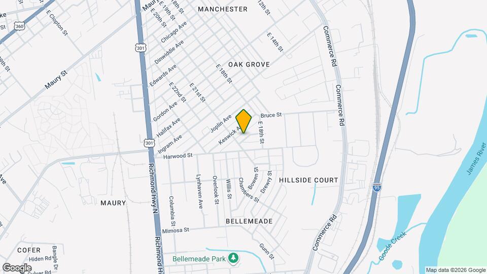 2009 Mansion Ave Map and Location Details