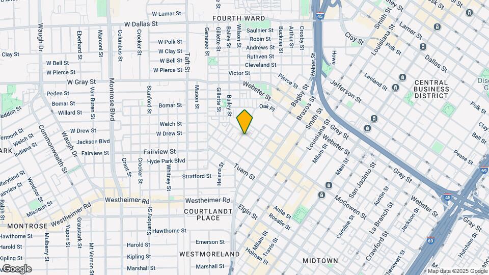 202 McGowen St Map and Location Details