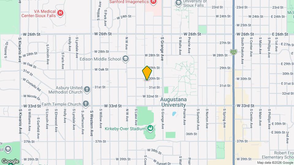 2208 S Covell Ave Map and Location Details