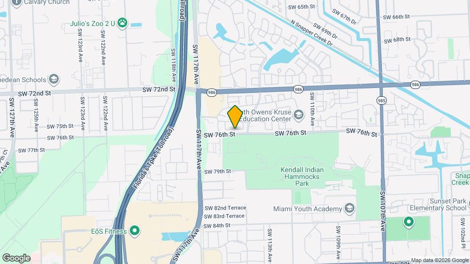 11450 SW 75th Ter Map and Location Details