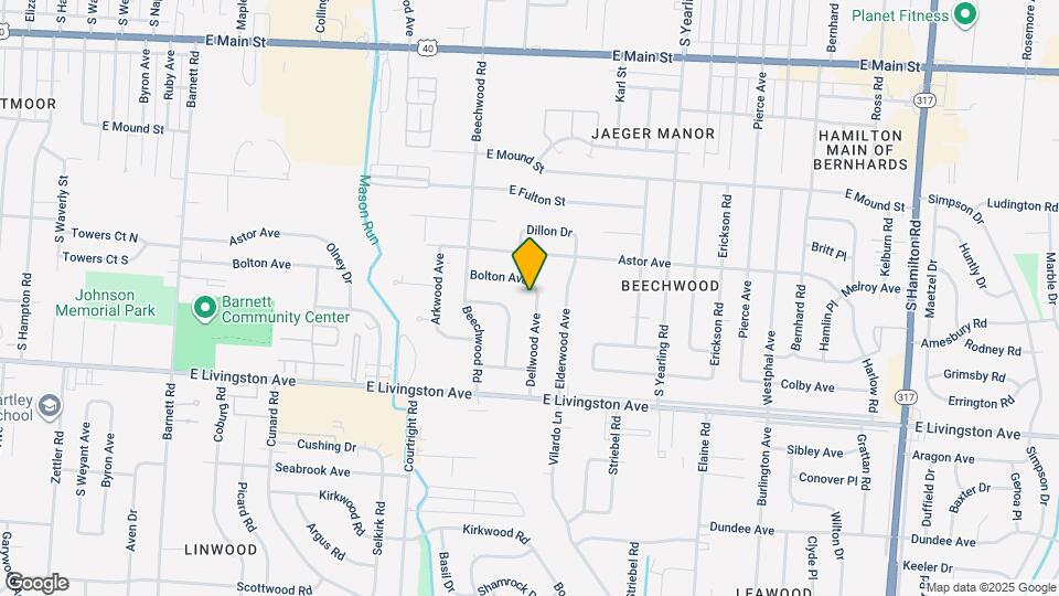 1215 Dellwood Ave Map and Location Details