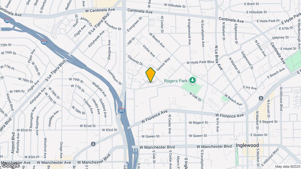 731 W Hyde Park Blvd, Unit 2 Map and Location Details