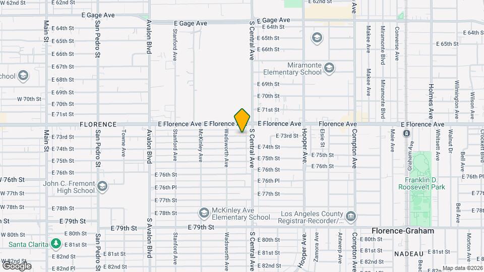 1012 E 73rd St Map and Location Details