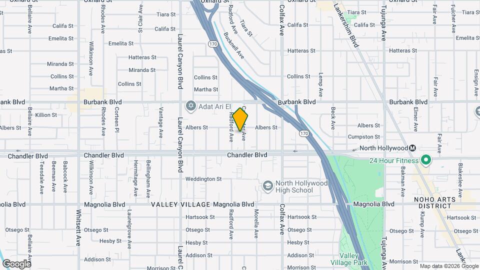 5439 Carpenter Ave Map and Location Details