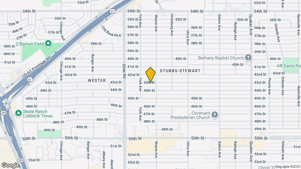5007 43rd St Map and Location Details