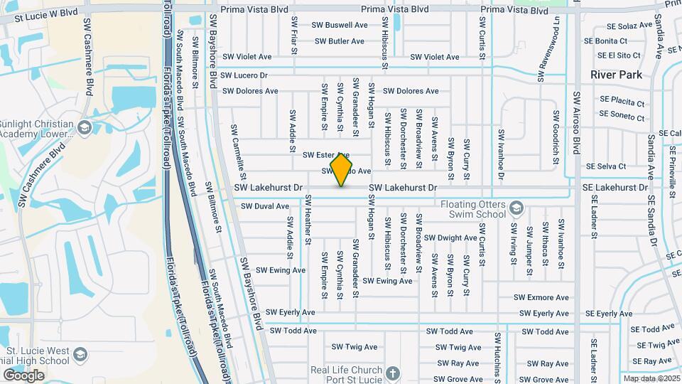 554 SW Lakehurst Dr Map and Location Details