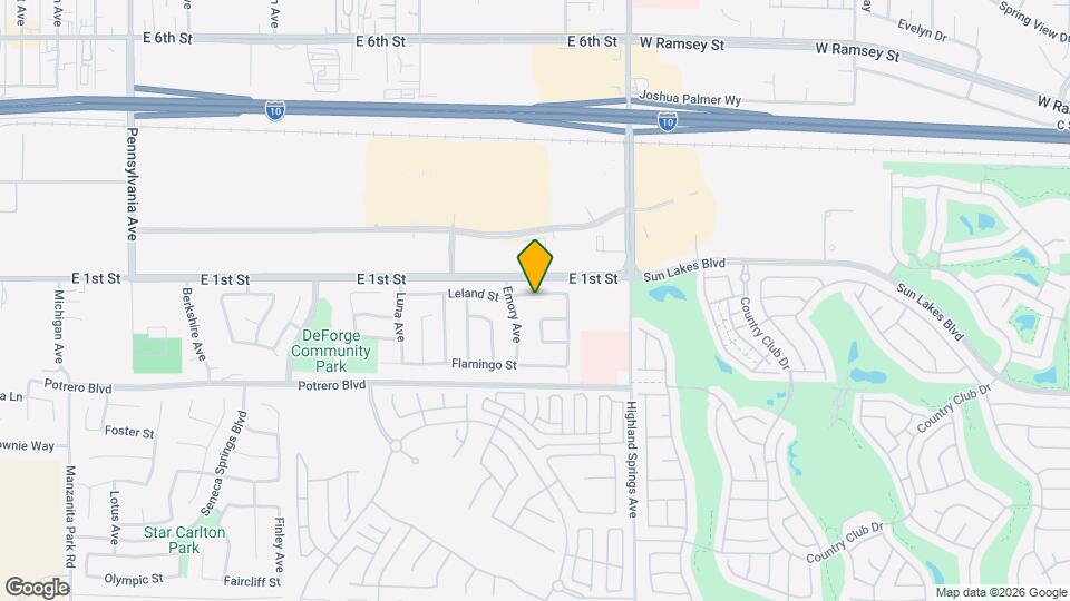 1577 Leland St Map and Location Details