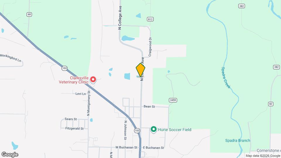 1305 N College Ave Map and Location Details