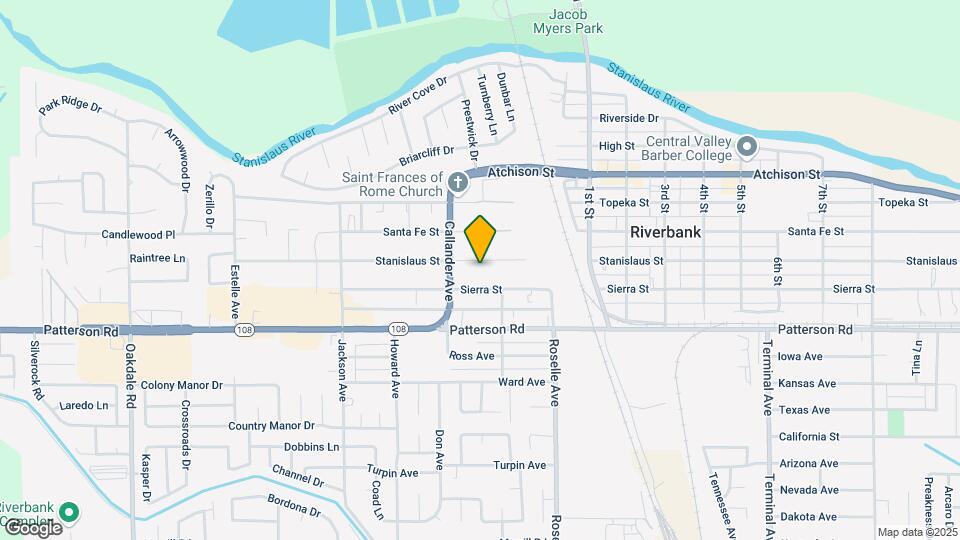 2840 Stanislaus St Map and Location Details