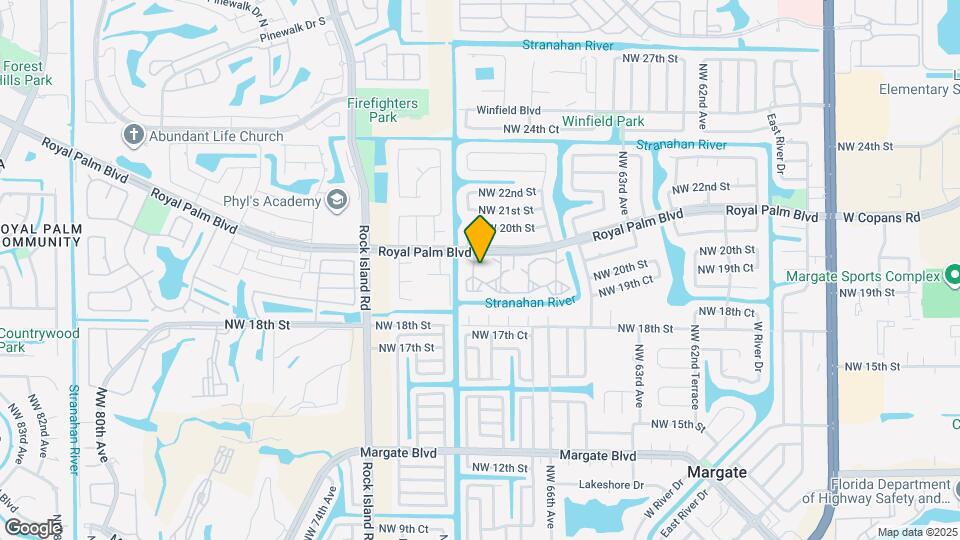 6850 Royal Palm Blvd Map and Location Details