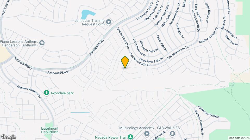 2540 Penumbra Dr Map and Location Details