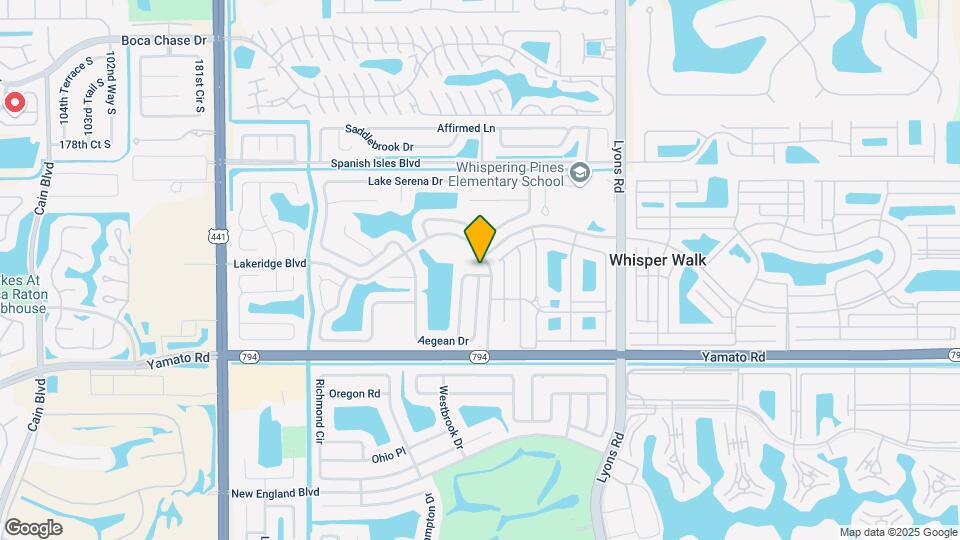 18811 La Costa Ln Map and Location Details