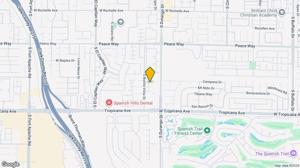 4742 Cortina Rancho St Map and Location Details