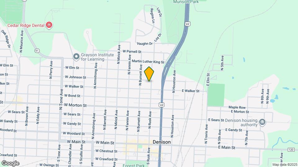 715 N Rusk Ave Mapa y Detalles de la Ubicación
