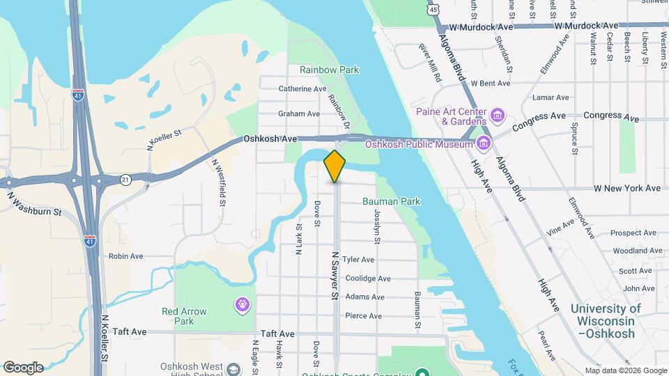 1207 N Sawyer St Map and Location Details