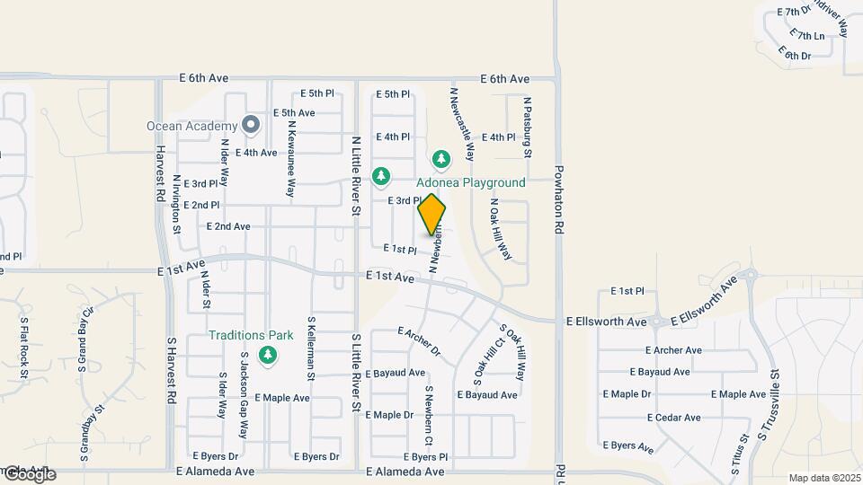 161 N Newbern Way Map and Location Details