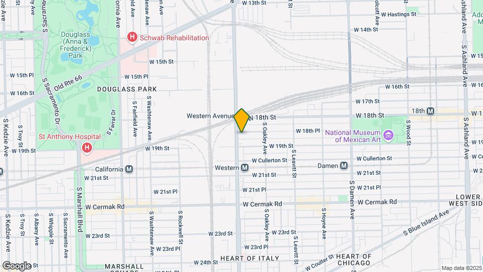 2353 W 18th Pl Mapa y Detalles de la Ubicación