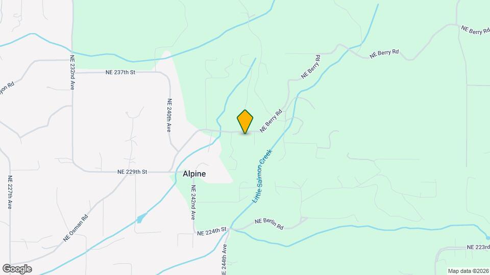 24605 NE Berry Rd Map and Location Details
