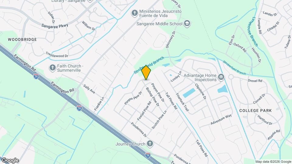 1335 Pinyon Pine Dr Map and Location Details