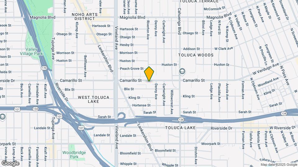 10762 Camarillo St Mapa y Detalles de la Ubicación