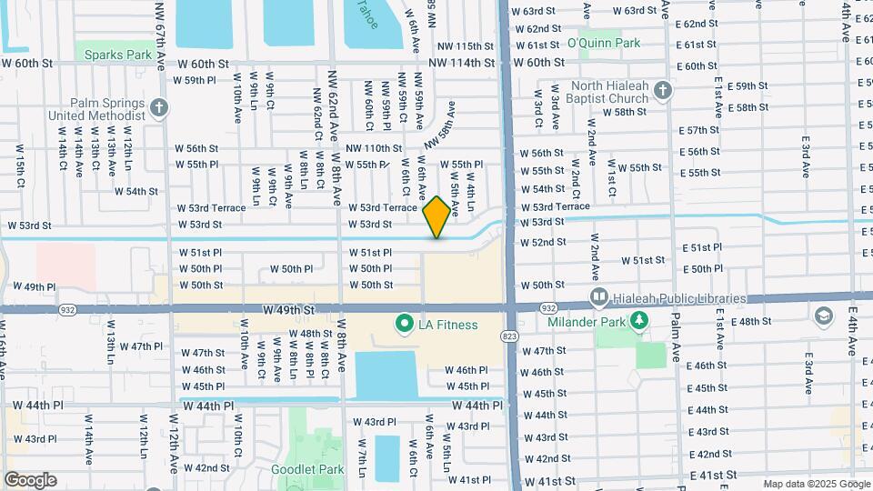 575 W 51st Pl Map and Location Details