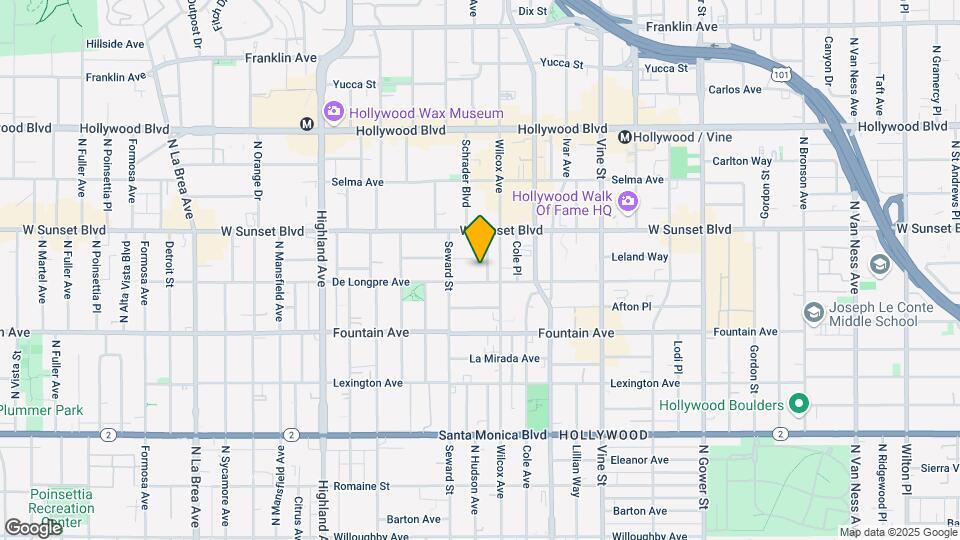 1415 N Hudson Ave Map and Location Details
