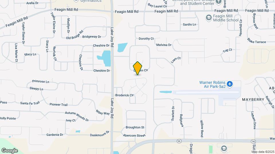 631 Broderick Cir Map and Location Details
