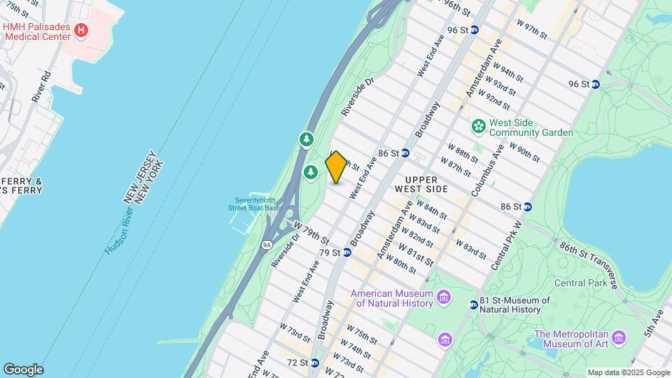 321 W 82nd St Map and Location Details