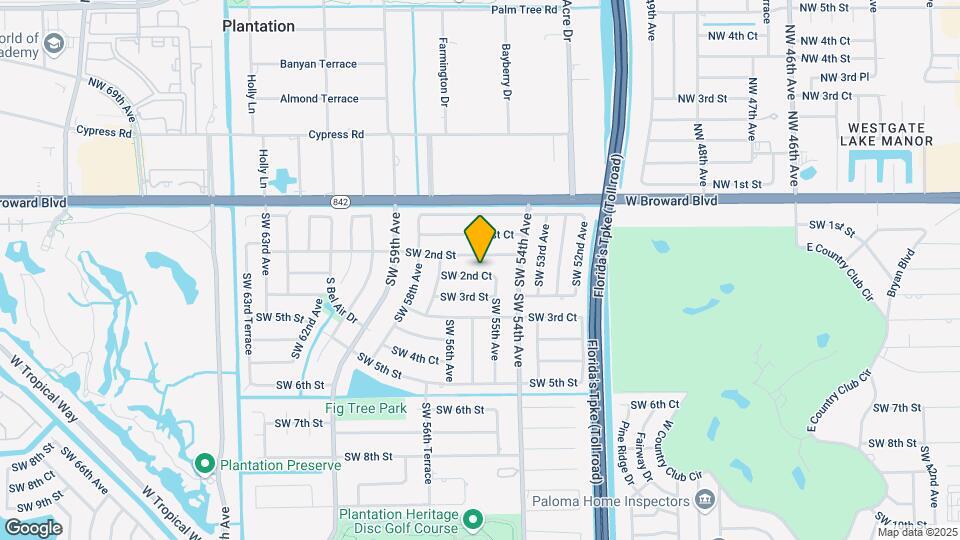 5561 SW 2nd Court Map and Location Details