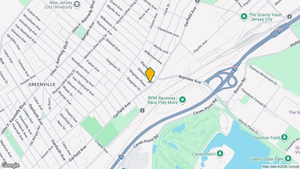 631 Garfield Ave Map and Location Details