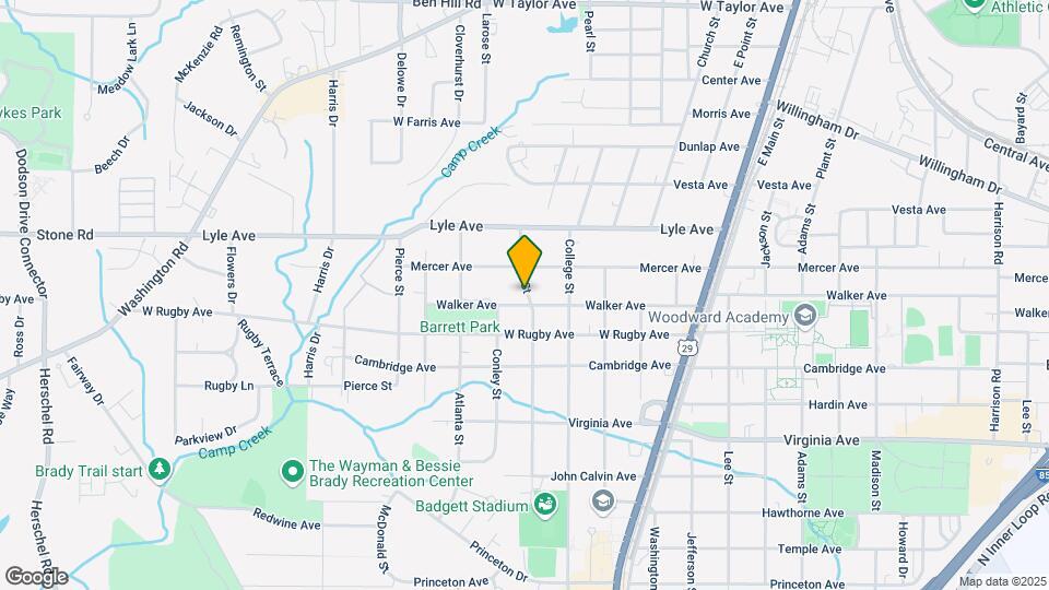 1957 Walker Ave Map and Location Details