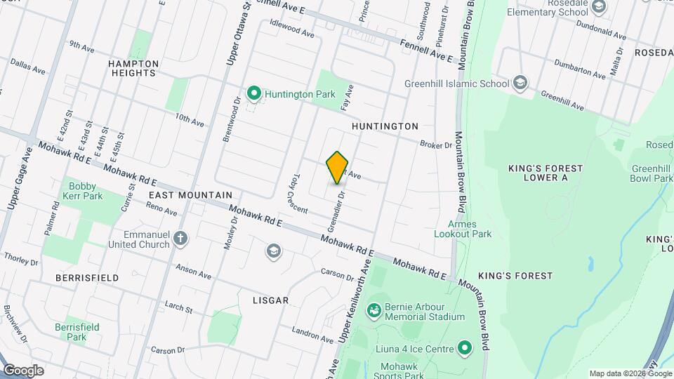 66 Grenadier Dr Map and Location Details