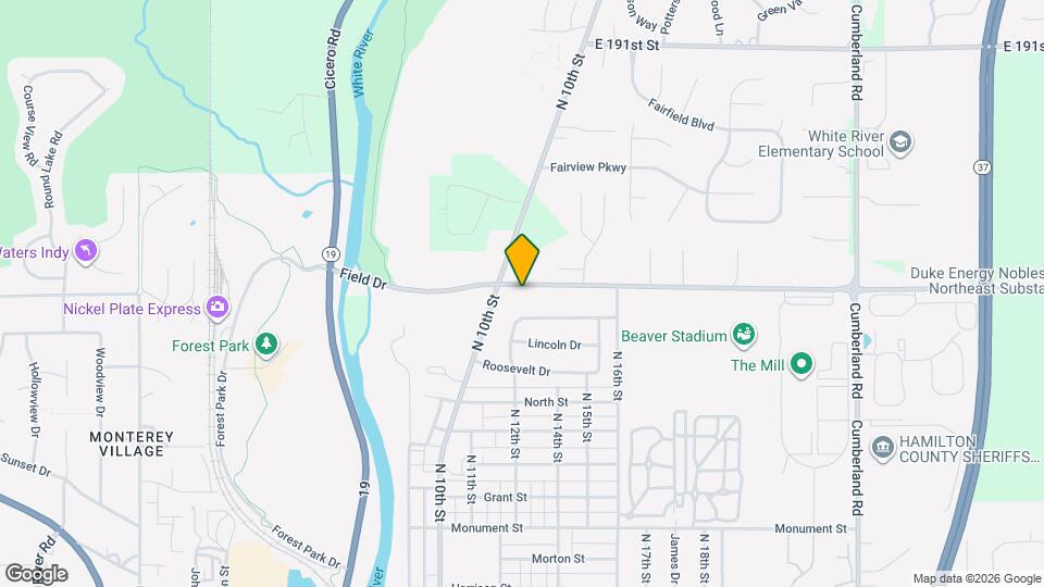 1031 Field Dr Map and Location Details