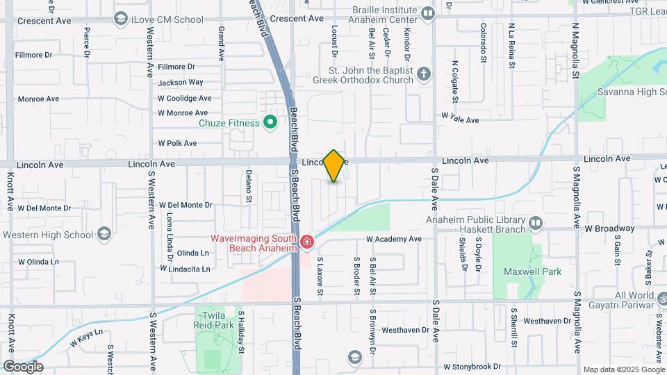 129 S Ridgeway St Map and Location Details