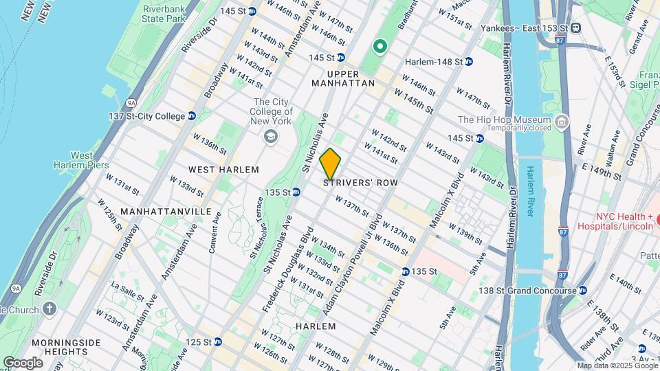 300 W 138th St Map and Location Details