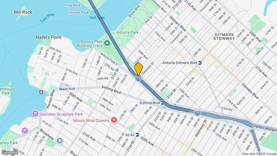 30-83 Crescent St Map and Location Details