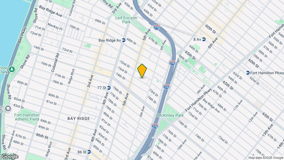 543 73rd St, Unit 2 Map and Location Details