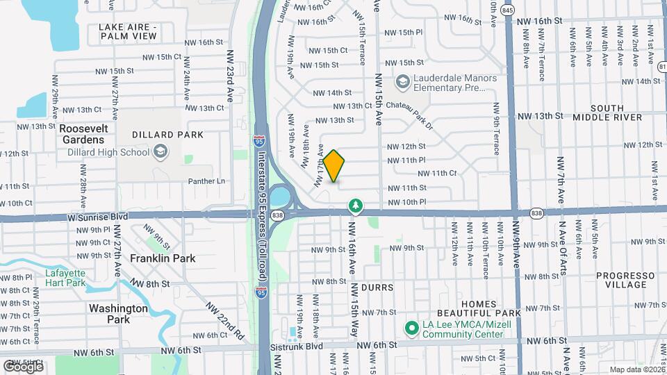 1628 NW 11th St Map and Location Details