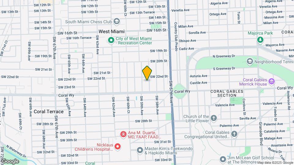 2228 SW 58th Ct Map and Location Details
