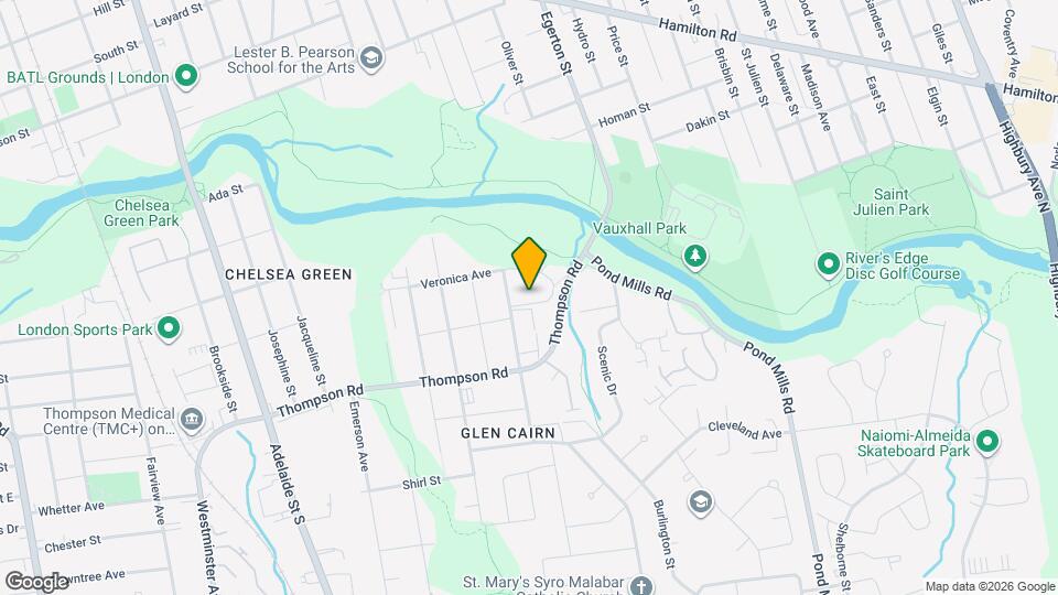 94 King Edward Ave Map and Location Details