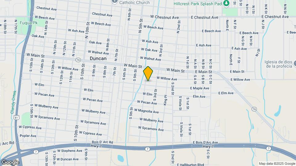 313 W Maple Ave Map and Location Details