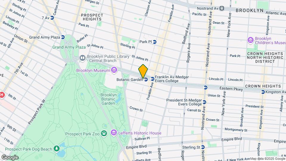 286 Eastern Parkway Mapa y Detalles de la Ubicación