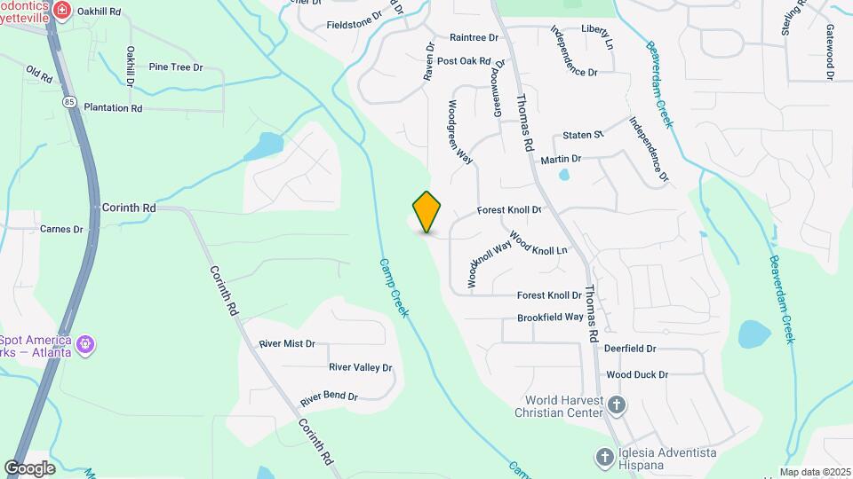 616 Woodknoll Ct Map and Location Details