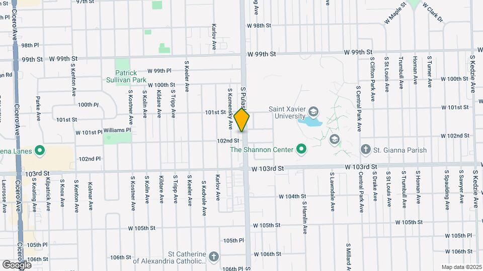 10144 S Pulaski Rd Mapa y Detalles de la Ubicación