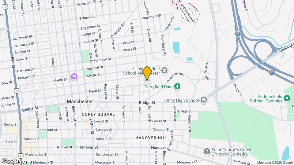 390 Pearl St Map and Location Details