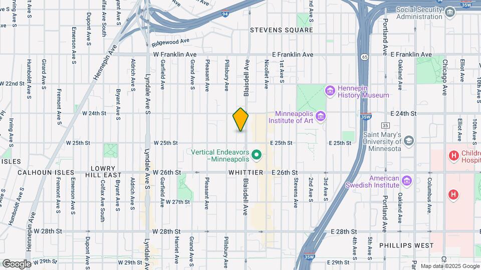 2440 Blaisdell Ave Map and Location Details