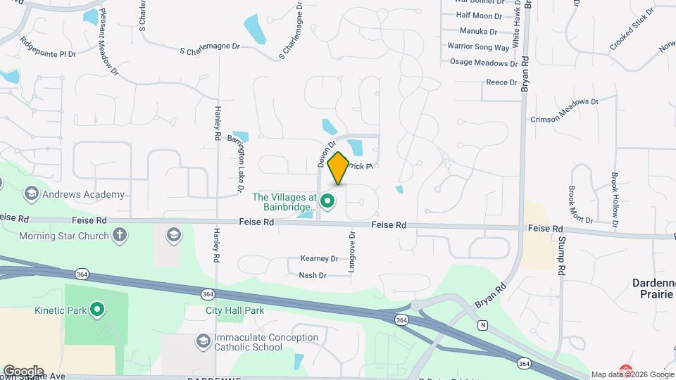218 Greenshire Ln Map and Location Details