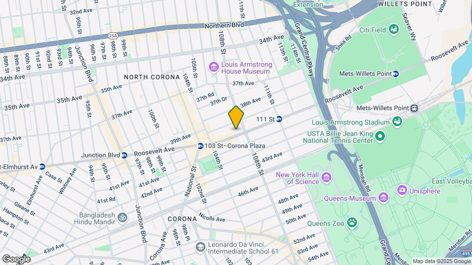 10465 Roosevelt Ave Map and Location Details