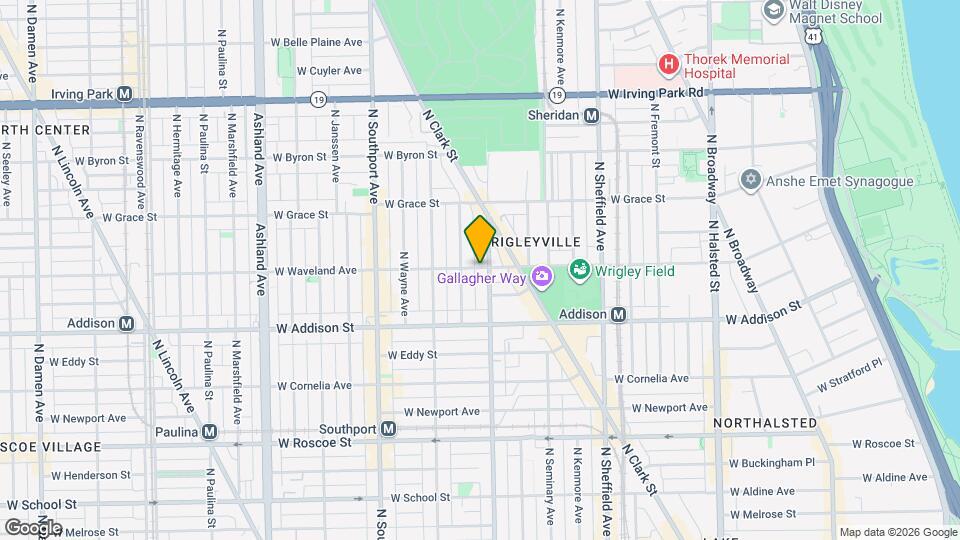 1209 W Waveland Ave Map and Location Details