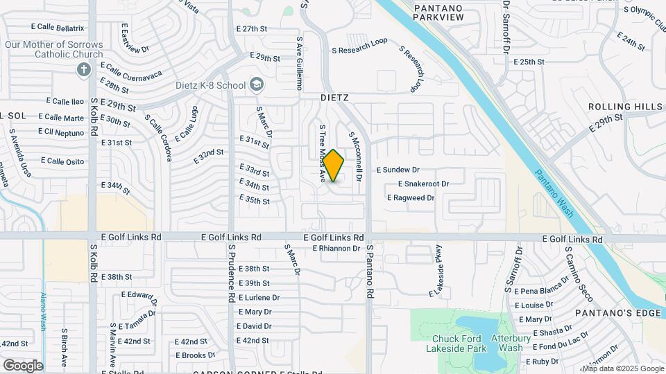 2357 S Tree Moss Ave Map and Location Details